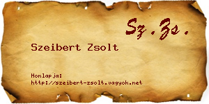 Szeibert Zsolt névjegykártya
